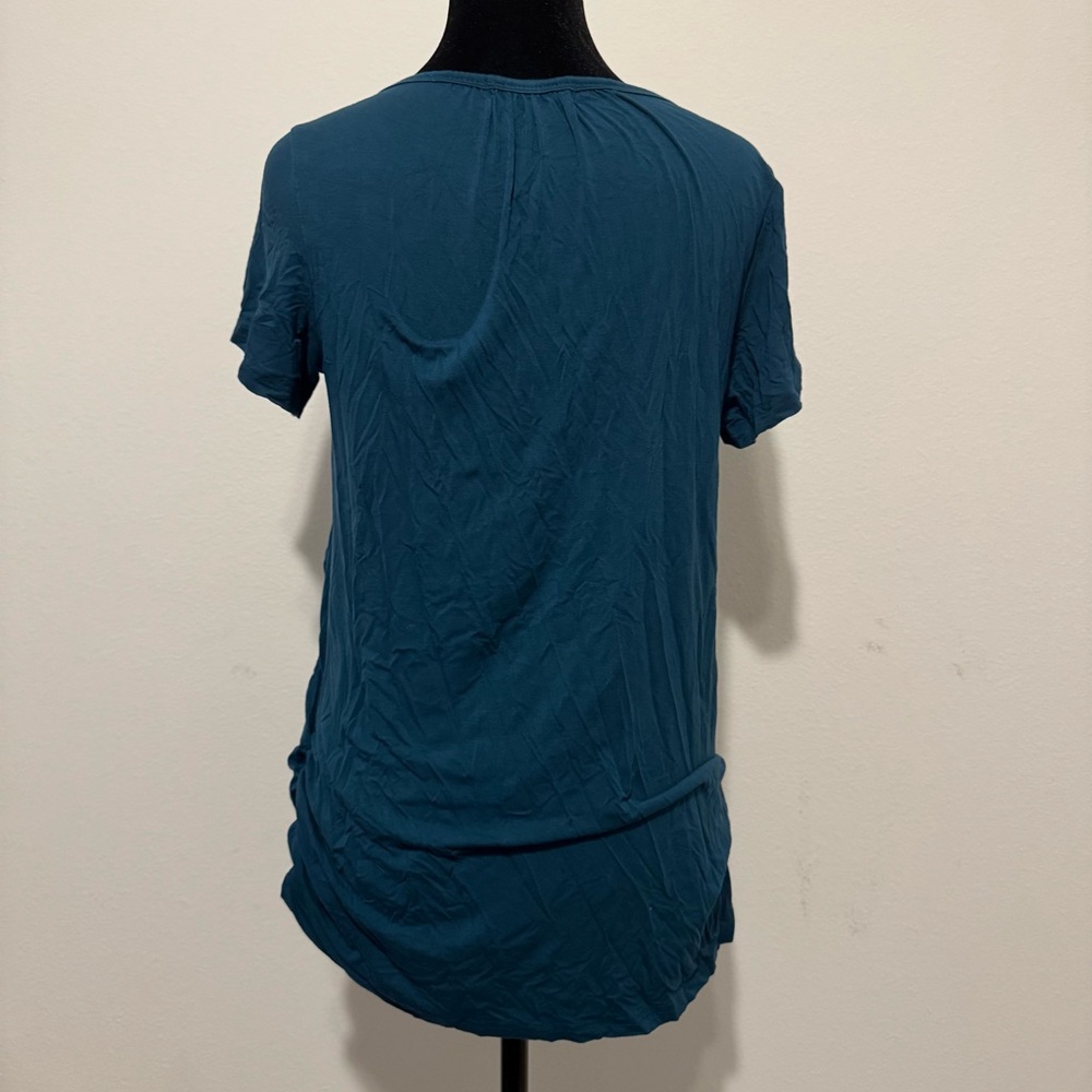 Nursing Top in Teal - Picture 2 of 4